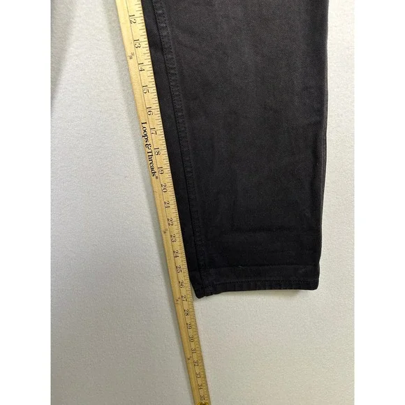 Streetwear J. Galt Womens S Black Carpenter High Rise Straight Leg Utility Pants - Picture 7 of 11